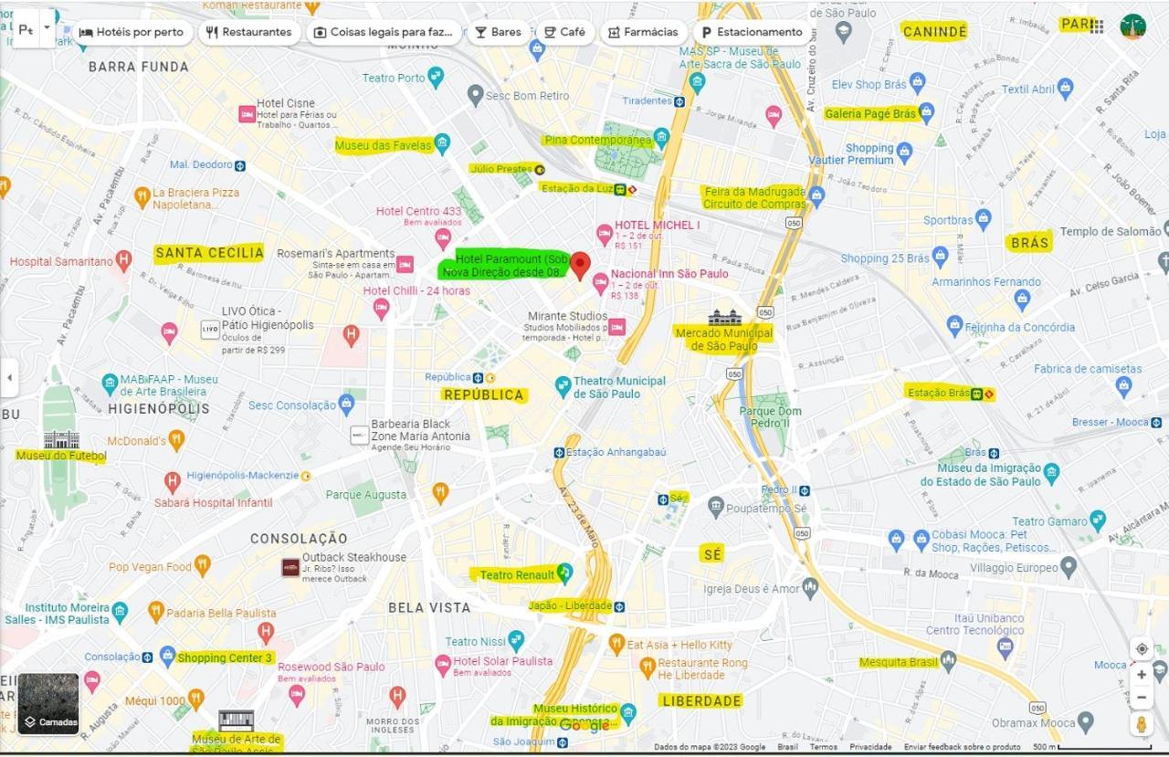 סאו פאולו Hotel Paramount- Proximo A 25 De Marco Bras Bom Retiro E Expo Center Norte "Garanta Ja Sua Reserva" מראה חיצוני תמונה